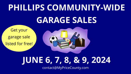 My Price County Garage Sale Event